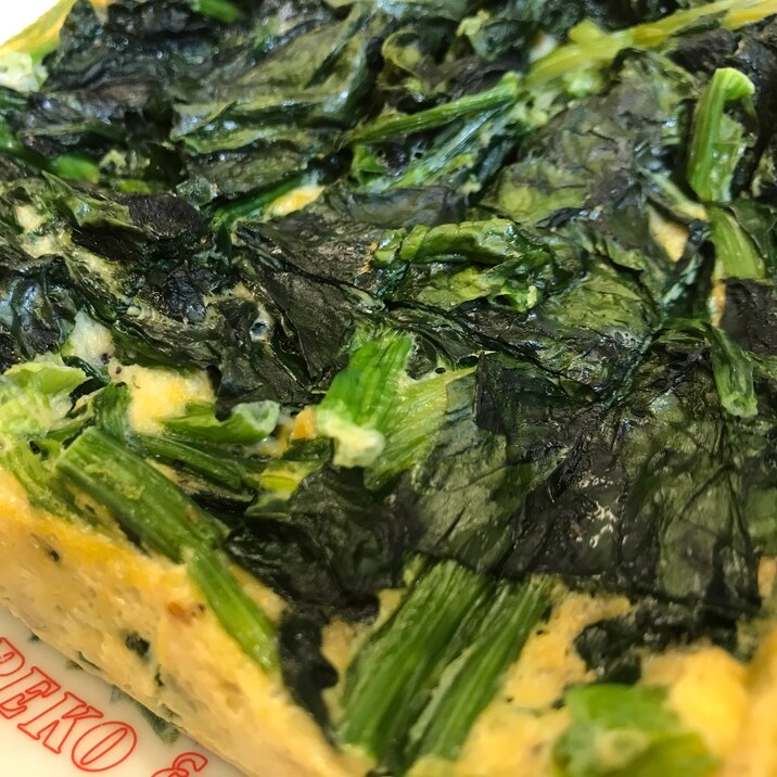 レンジで簡単!お弁当に「ほうれん草と卵のキッシュ」